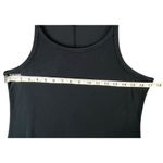 Aritzia Tna Mini Dress XL Black Micro Rib Knit Bodycon Soft Modal Blend Casual Photo 5