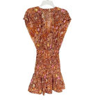 ALC Frank A.L.C. Silk Carly Floral Smocked Mini Dress Size 00 NWT Photo 4