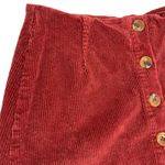 Others Follow Women’s  red corduroy mini skirt Photo 2