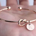 New Rose gold filled K Bracelet Photo 0