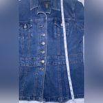 Banana Republic Factory Indigo Denim Jacket Blue Size M Photo 7