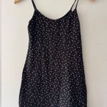 Brandy Melville  Black Ditsy Floral Rose Pattern Kyran Mini Dress Photo 1