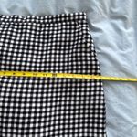 Never worn: black & white checkered miniskirt Photo 6