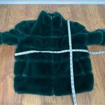 Generation Love Jodi Faux Fur Zip Front Coat Jacket Size xs Forest Green NEW Photo 5