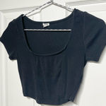 Garage Black Crop Top Photo 0