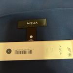 AQUA NEW Blue Sleeveless Twist Front V Neck Cami Camisole Blouse Tank Top Size L Photo 2