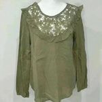 Listicle Gauze long sleeve top Photo 0
