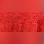 Lush Clothing Lush Women’s S Red Casual Boho Chic Ruffled Skirt Flutter Sleeves Maxi Dress Photo 5