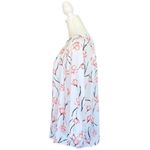 Ivanka Trump Sheer Floral White & Pink Long Sleeve V-Neck Flowy Blouse Sz Small Photo 2