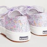 Love Shack Fancy đź’• x SUPERGAđź’• Classic Sneaker ~ Lavender Blooms Floral US 7.5 NWT Photo 7