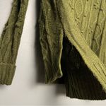NWT Gretchen Scott Knot Enough Chunky Cable Knit Sweater Olive Green Women’s XS Photo 6