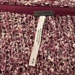 Free People maroon loose knit long sleeve sweater size S Photo 6