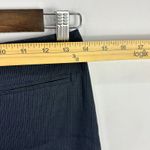 Ann Taylor  Pinstripe Pencil Skirt 4P Blue Office Parisian Chic Quiet Luxury Photo 3