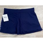 Sofibella Navy Anaconda Skort Women’s Large NWT 13” UV50 Pickleball Tennis Golf Blue Photo 1