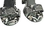 Jeffrey Campbell Lindsay Heeled Sandals Black Grey Snake Animal Print Size 7.5 Photo 7