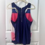 EXPRESS  Colorblock Sleeveless Top - Navy, Pink, White Size Large Photo 2