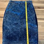 Foreign Exchange Acid Wash Denim-Look Pencil Skirt 3 Photo 5