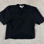 Opening Ceremony opening ceremony black short sleeve crop top small Photo 0