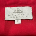 Madison Marcus  Women’s S Red Silk Double Ruffled Hem Spaghetti Strap Camisole Photo 5
