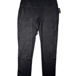 DG2 Diane Gilman Leggings Slim & Sleek Coated Figure Solution Black Large Photo 0