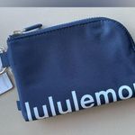 Lululemon  NWT Clippable Card Pouch Club Blue & White Credit Card Slots Photo 6