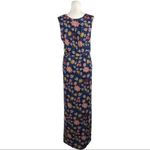 Lucky Brand  Floral Batik Print A-Line Maxi Dress SZ Large Bohemian Summer Beach Photo 10