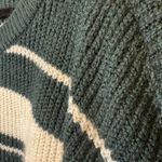 Pink Clover NWT  Green and Cream Striped Sweater Size 3X Photo 1