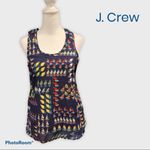J.Crew J.‎ Crew Ratti Regatta Navy Blue Tank Top Size 4 Photo 1