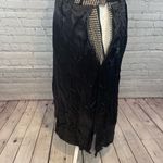 Houndstooth GIORGIO SANT.ANGELO 100% Wool Black & White  Circle Skirt-6 Photo 6