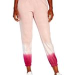 Wildfox Terry Watercolor Tie Dye Joggers Olivia Pink Size Medium Photo 0