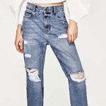 ZARA  mid-rise straight fit jeans Size 2 Photo 5