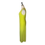 Slate + Willow Slate &‎ Willow Yellow Lime Cut Out Back Sleeveless Bodycon Maxi Dress Size S Photo 4