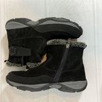 Easy Spirit Black Suede and Faux Fur Side Zip Ankle Boots Women’s Size 7M Photo 11