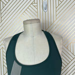 Splits59  Dark Green Racerback Mesh Stripe Tank Top‎ Size Medium Photo 1