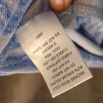 Ibkul Devon Blue Mandarin Collar Dress Size Large Photo 5