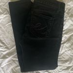 EXPRESS Stella cropped black jean leggings size 8 Photo 1