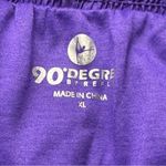 90 Degree By Reflex Women's Purple and Pink Athletic Shorts Sz XL Photo 7
