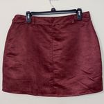 Rue 21  large skirt maroon color5 button front Photo 4