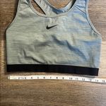 Nike Dri Fit Women’s Grey Racerback Athletic Sports Bra Size XL Photo 3