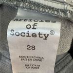 Articles of Society  London Crop High-Rise Kick Flare Flair Jeans Lanai in Grey Photo 9