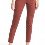 WIT & WISDOM ‘ab'solution High Waist Ankle Skinny Pants Burnt Henna Size 6 EUC Orange Photo 0