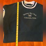 Abercrombie & Fitch Abercrombie Denver Ski Club Soft A&F Cropped Sweatshirt Size Small Photo 7