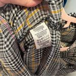 Free People  plaid button down shirt size small Photo 5