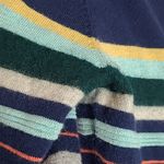 Anthropologie  MOTH LUCA KNIT WOOL BLEND NAVY STRIPED LONG SLEEVE DRESS MEDIUM Photo 12