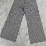 Bryn Walker Palazzo Soft Knit Pull On Pants Houndstooth Wide Leg Nero/Latte XXS Photo 8
