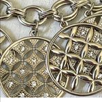 Charter Club  silver disc charm statement necklace Photo 4