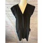 Athleta  Black Sutton Drawstring Romper Shorts Size 0 Photo 1