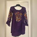 Free People  Women's Fleur De Jour Cotton Embroidered Mini Dress Size S Photo 1