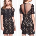 AFRM Black Lace Sheer Mini Dress REVOLVE Sexy All Season Size XS LBD Date Formal Photo 1