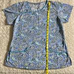 UA Scrubs Blue Green Paisley Women's 4 Photo 4